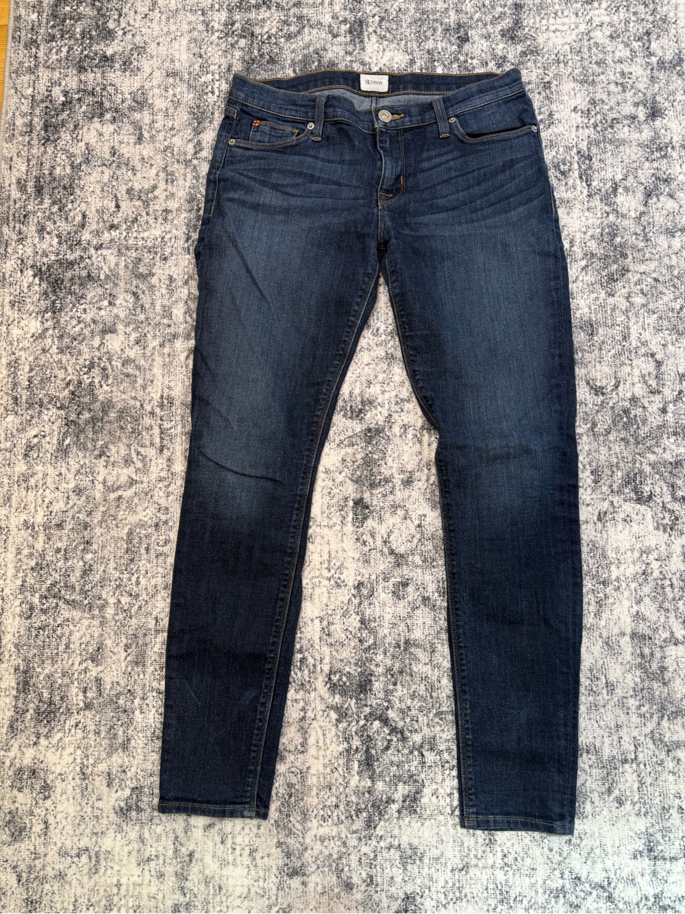 Hudson Krista Super Skinny Jeans in Dark Blue
